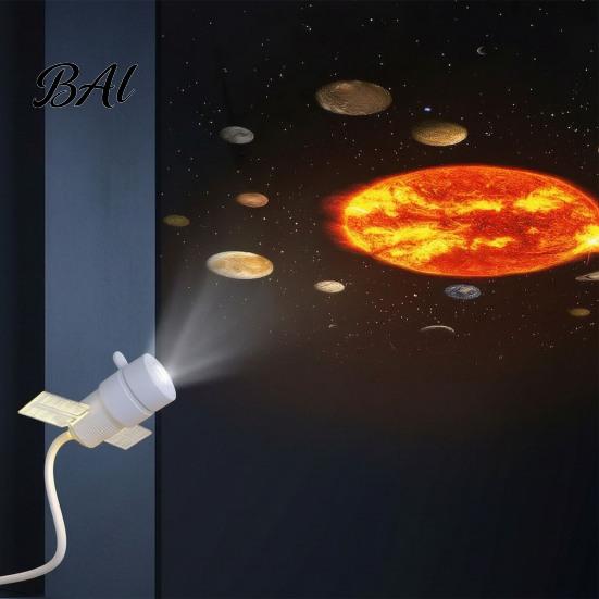 Projection Lamp for Nursery 2 in 1 Star Projector Night Light, USB Space Nebula with 360 Rotating Light Degree Film, Car Interior Home Bedroom Ambient