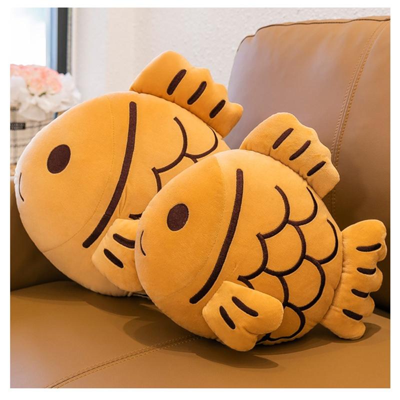 Креативная плюшевая игрушка-подушка в виде рыбы для детских подарков и украшения дома