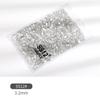 1440pcs/pack Glitter Rhinestones Crystal White AB Color Non Hot Fix FlatBack Strass Sewing & Fabric Garment Rhinestone Nail Art Stone  9 Sizes