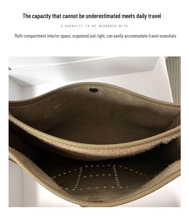 Сумка-тоут Evelyn из натуральной кожи через плечо - Женская сумка из коровьей кожи с широким плечевым ремнем