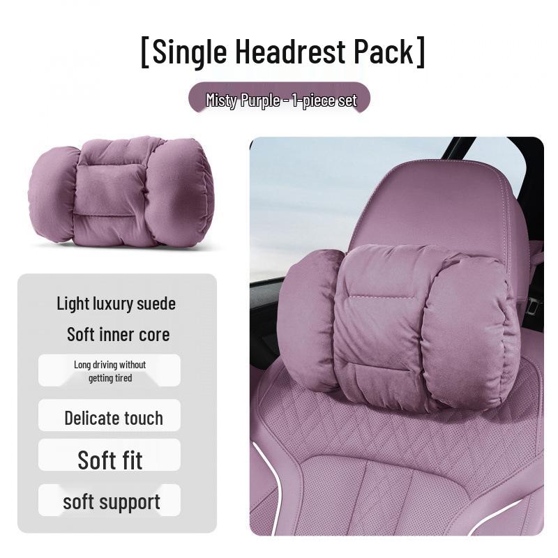 Honda Car Accessories: Flannel Headrests, Lumbar Supports & Neck Pillows for CRV, Fit, 11th Gen Civic & Accord.