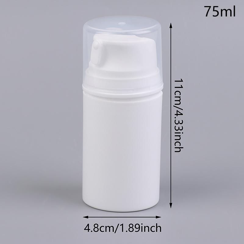 Refillable Empty Pump Bottles Plastic Mini Lotion Vacuum Cosmetic Containers Travel Emulsion Dispenser 35/50/75/100/150/200g