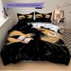 3pc Witchcraft Moonlight Cover Set - 1 Quilt Cover + 2 Pillowcases, All Seasons Bedroom Setting, Perfect for Home047