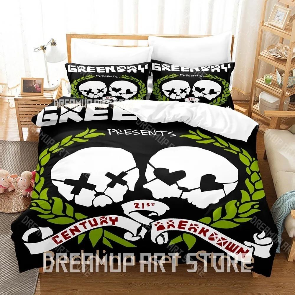 3D Печать Green Day AMERICAN IDIOT Комплект постельного белья Односпальный Twin Full Queen King Размер Комплект постельного белья Взрослый Ребенок Спальня Комплекты пододеяльников