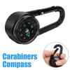 Мини 3 в 1 карабин термометр брелок карабин многофункциональный брелок для ключей походный инструмент для кемпинга на открытом воздухе аксессуары