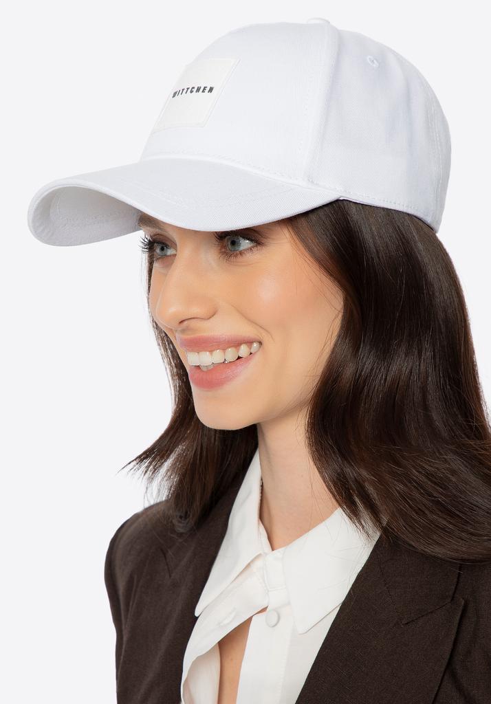 Wittchen Men's Cotton Baseball Cap White White Cotton