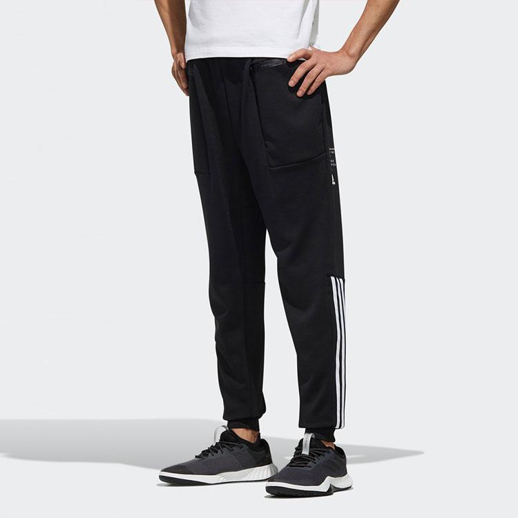 adidas Спортивные штаны с логотипом и буквами, мужские брюки, черные CE9036