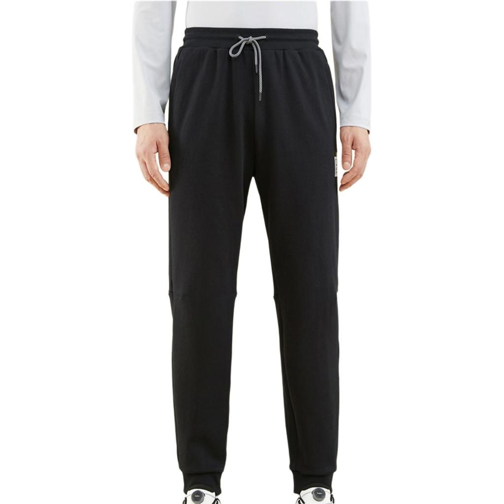 Anta Тренировочные брюки Jogger Knit с логотипом, мужские спортивные штаны, черные 152337321-1