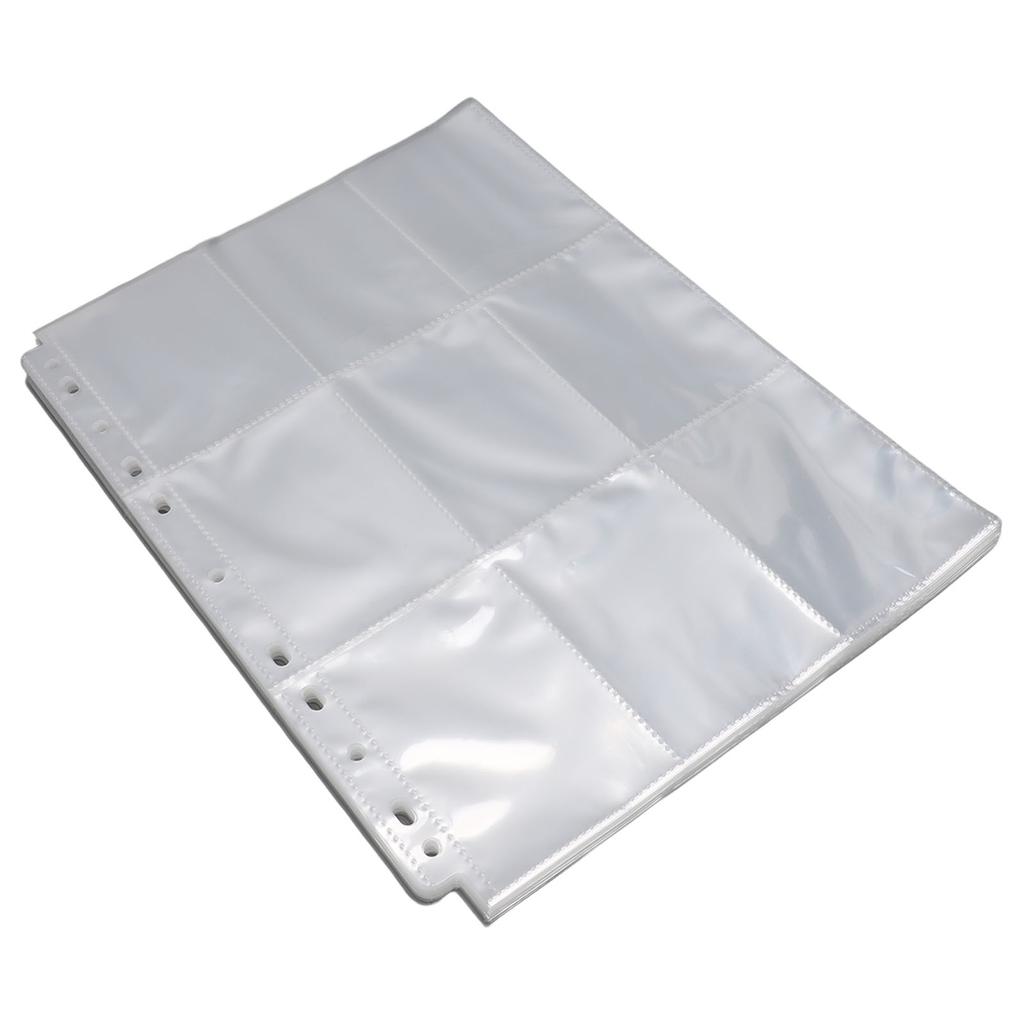 40 шт. конверты для торговых карточек, двухсторонние конверты для карточек, листы для переплета, прозрачная пластиковая страница для карточек