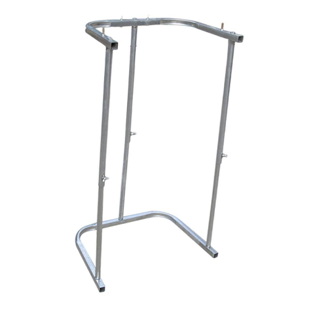 Steel Trash Bag Holder Stand Portable Frame for Garden Leaf Collection Outdoor Garage Laundry