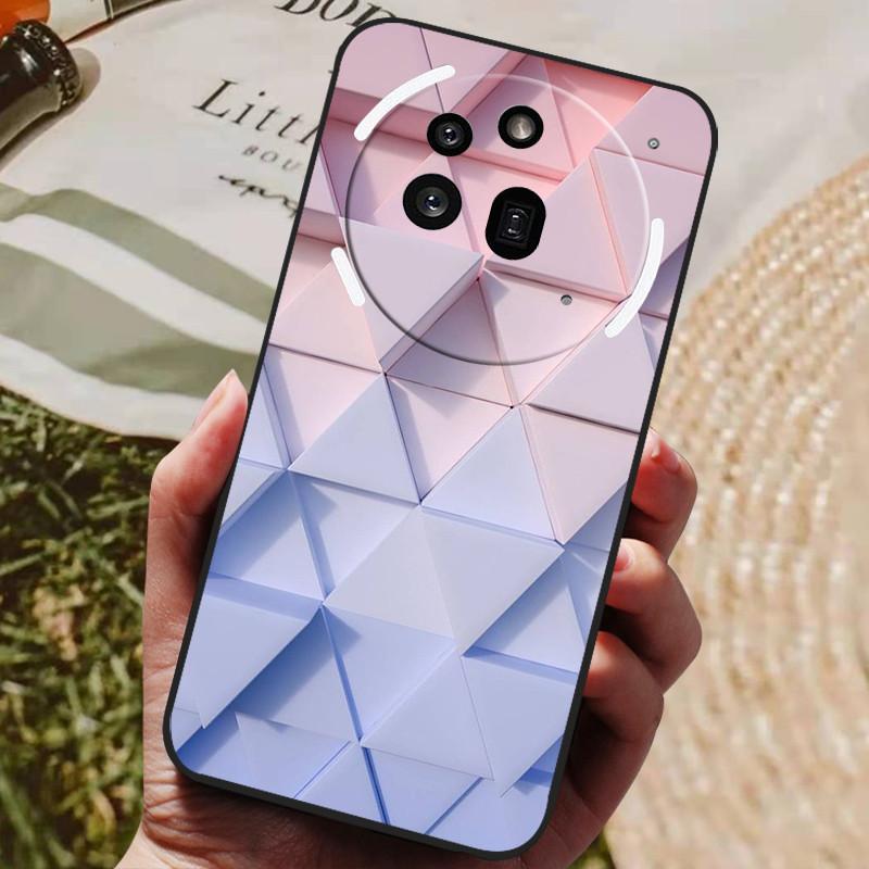 For Nothing Phone 3A Pro Case Phone3A Pro Cool Painted Silicone TPU Soft Cover for Nothing Phone 3A Pro A059P Cases Black Shells