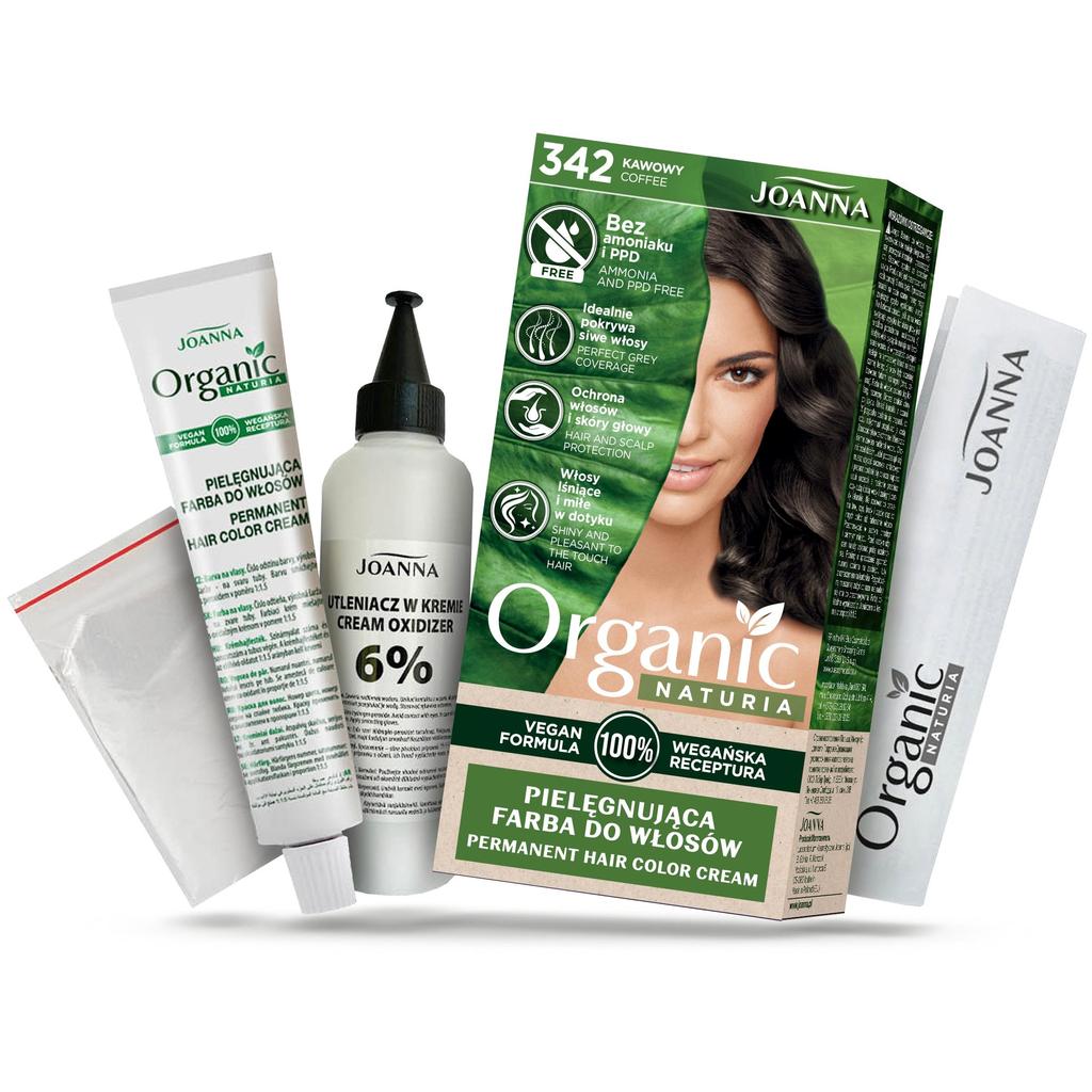 Органическая кофейная краска для волос Naturia Advanced - 100 г, натуральный профессиональный краситель