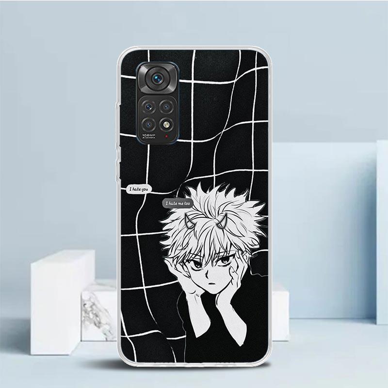 Чехол для телефона Killua HunterX для Xiaomi Redmi Note 15 14 14S 13 12S 12 Pro Plus 11S 11 11T 11E 10S 10 + Мягкая задняя крышка из ТПУ Redmi N