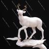 Ceramic Deer Ornaments,New Chinese-Style Decorative Figurines for Living Room and Study Display,Elegant TV Cabinet Layout