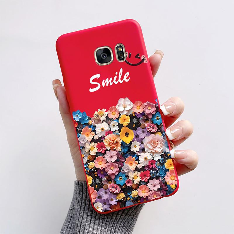 Для Samsung Galaxy S6 S7 S 7 Edge Силиконовый Чехол Милая Бабочка Мягкий ТПУ Задняя Крышка Телефона Для Samsung Galaxy S7 Edge Чехол Бампер