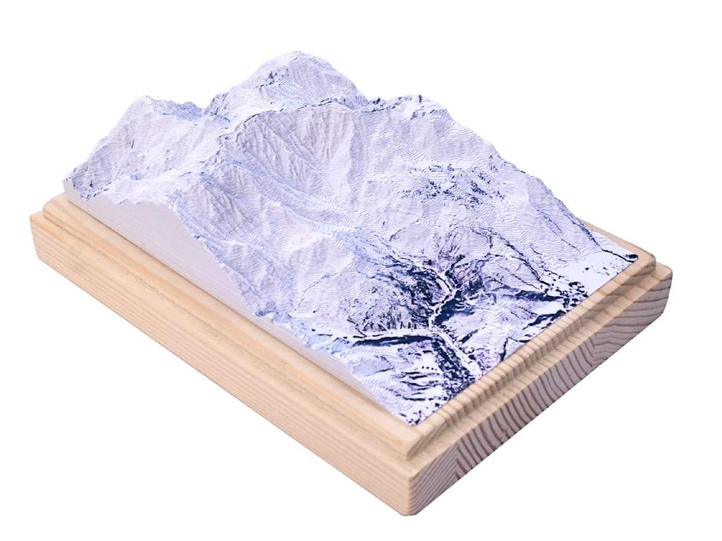 Kamitake "Hakuba Sanzan 1/100,000 (Winter)" (kit)