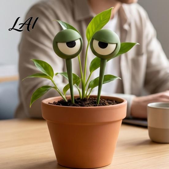 Personalized Plant Landscape Tools 1 Pair Eyes 3D Big Planter Insert Printed Eye Decorations Flower Cute Decor Pot Stakes
