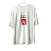 Vintage Men's Crew Neck T-shirts L White Color , Soft and Comfortable