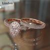 Lindon Classic Ring For Women With Round Shape Zircon Wedding Party Gift Size 5-10