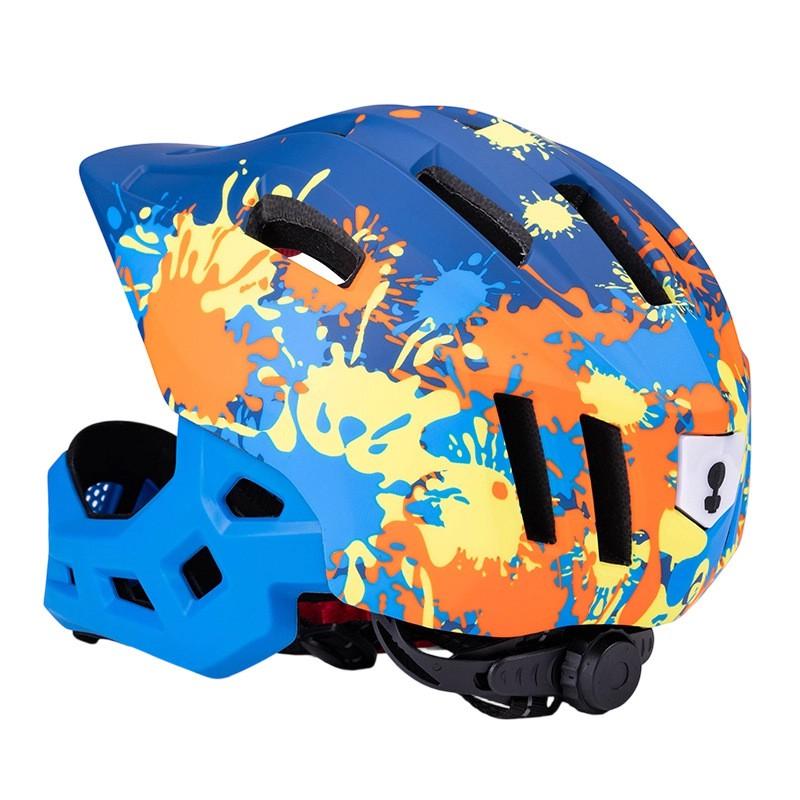 Kids Balance Bike Helmet Toddler Full Face Cycling Skateboard Scooter Roller Skating