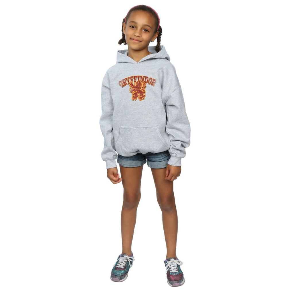 Harry Potter Girls Gryffindor Sport Emblem Hoodie