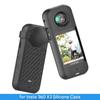 Подходит для Insta 360 X3 Силиконовый чехол Противоударный мягкий чехол Аксессуары для спортивной камеры Защитный чехол
