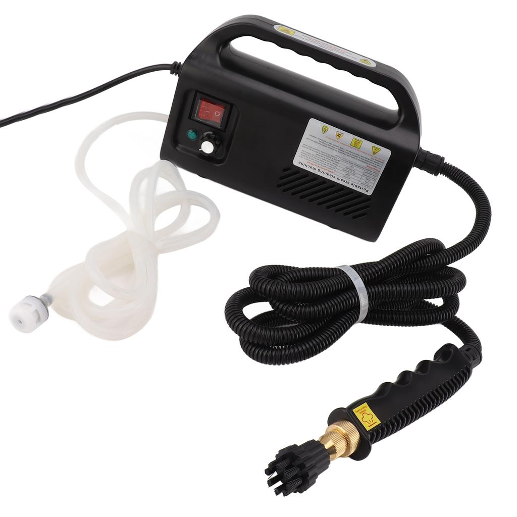 2500W Black Smart Handheld Steam Cleaner Home High Pressure Steam Cleaner Instant Heat Steam