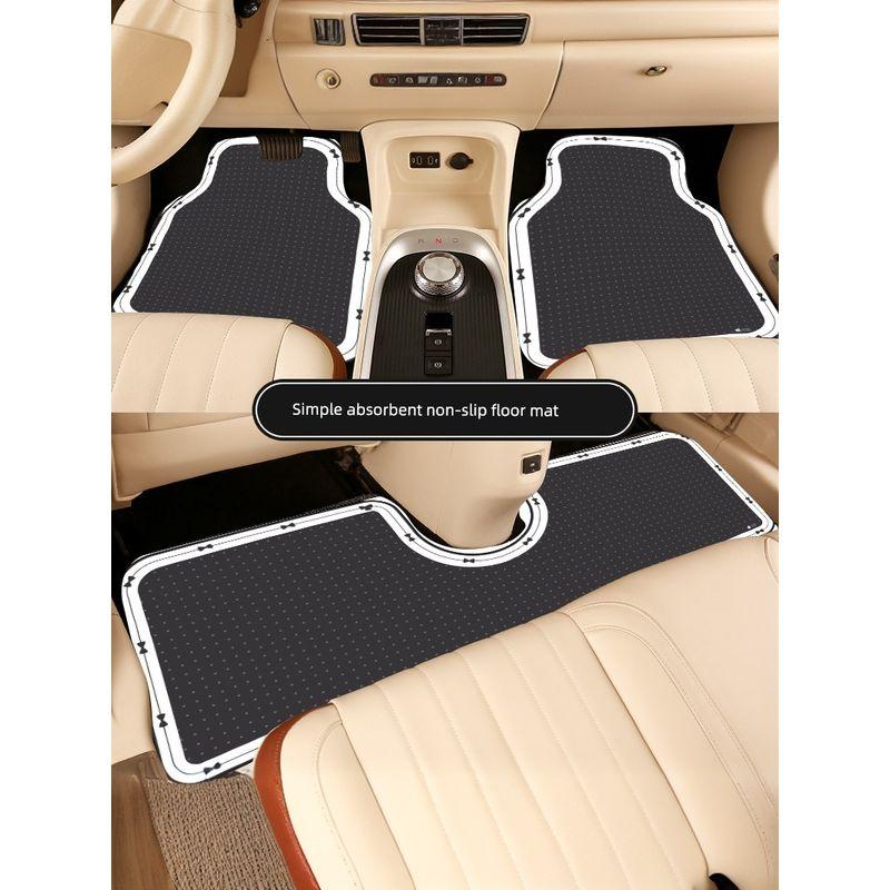 and Universal Car Floor Mat, Non-Slip, Easy to Clean, Single-Piece Absorbent Floor Mat for the Driver's Seat, Special Foot Mat for the Car Interior