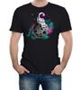 Spaceman Moon Mens T Shirt Asteroid Funny Science Cool Stars Astronaut