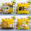 Cute Cartoon Anime SumikkoGurashi-S Pillow Case Anti-dustmite Pillowcase Invisible zipper silky short plush Sofa cushion cover