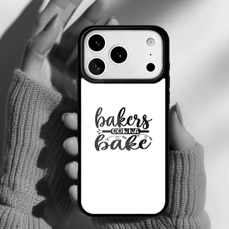 Чехол для телефона Bakers Gonna Bake для iPhone 17 16 15 14 13 Pro Max Задняя крышка для 12 11 Pro Coque