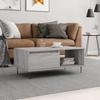 VidaXL Coffee Table Sonoma Grey 90x50x36.5 Cm Engineered Wood 830570