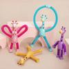 Children Suction Cup Giraffe Toys Relief Telescopic Giraffe Toy Sensory Bellows Toys Anti-stress Squeeze Toy Toy Kawaii