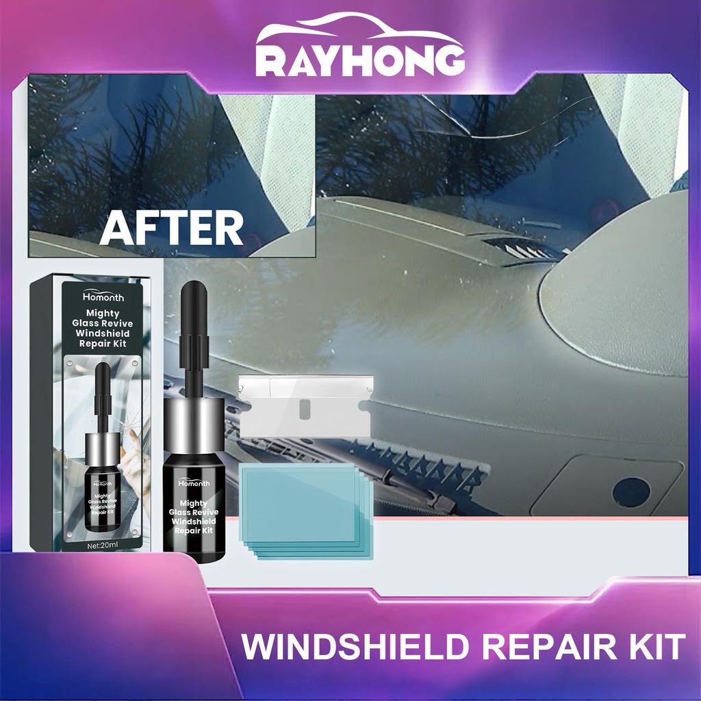 Комплект для ремонта лобового стекла Homont для автомобильных лобовых стекол, специализированный клей для ремонта трещин, царапин, поломок и склеивания