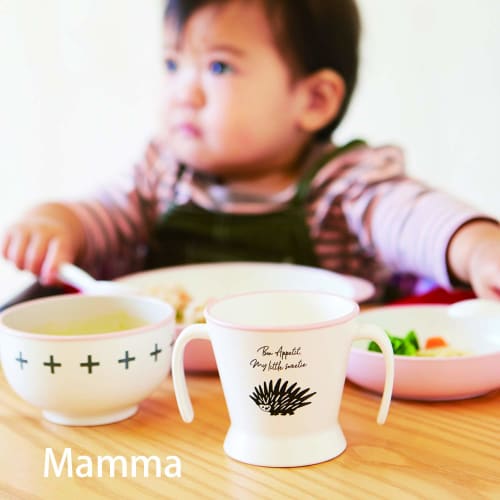 TAKENAKA Mamma Rice Bowl, Microwave-Safe, Made in Japan, Gray, Approx. 10.5 x 5.3cm, Injection-Molded Plastic