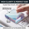 50Pcs Rainbow Holographic Acrylic Square Holo Plexiglass Tiles Iridescent Acrylic  Art Creation