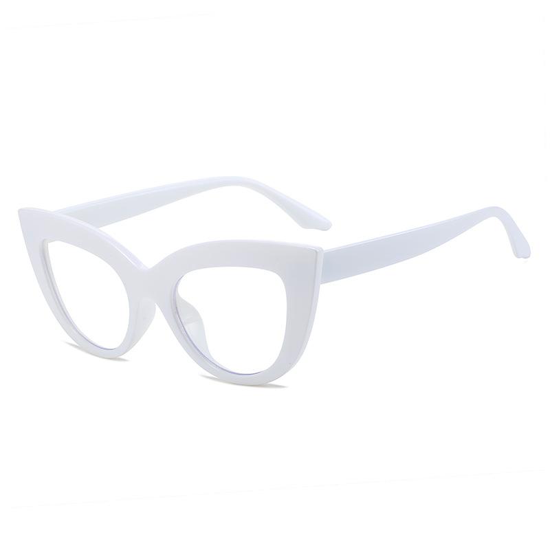 Popular cat eye glasses frame, European and American simple and fashionable candy color hot glasses frame for women