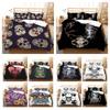 Design Duvet Cover Set 3D Skull Printing Bedding Set Cool Quilt Cover Polyester Bed Set Cover King Size Queen Size Bed Clothes