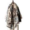New Autumn and Winter Scarf Women's Versatile Imitation Cashmere Double-sided Printing Thickened Outer Warm Shawl