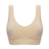 Women Sexy Single Layer Seamless Soft Breathable Bra Wireless Sports Yoga Shapewear Top Female