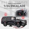 Масштаб 1/24 Cadillac Escalade Внедорожник Сплав Литье под давлением Модель Игрушка с инерционным механизмом Подарок Друзьям Коллекция Хобби Декоративный Прекрасный Подарок
