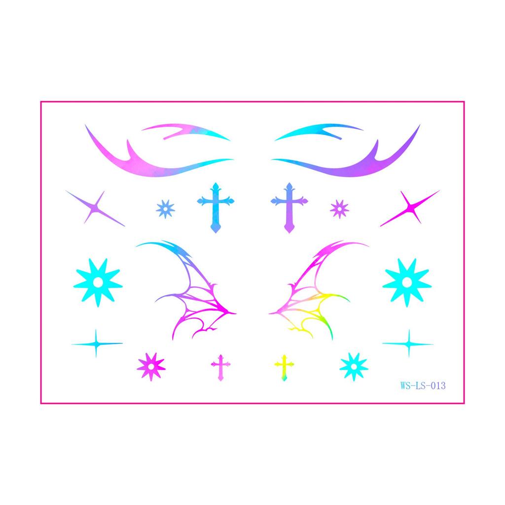 Европейско-американский трансграничный музыкальный фестиваль - Лазерные наклейки для подводки глаз - Водонепроницаемые и стойкие одноразовые татуировки