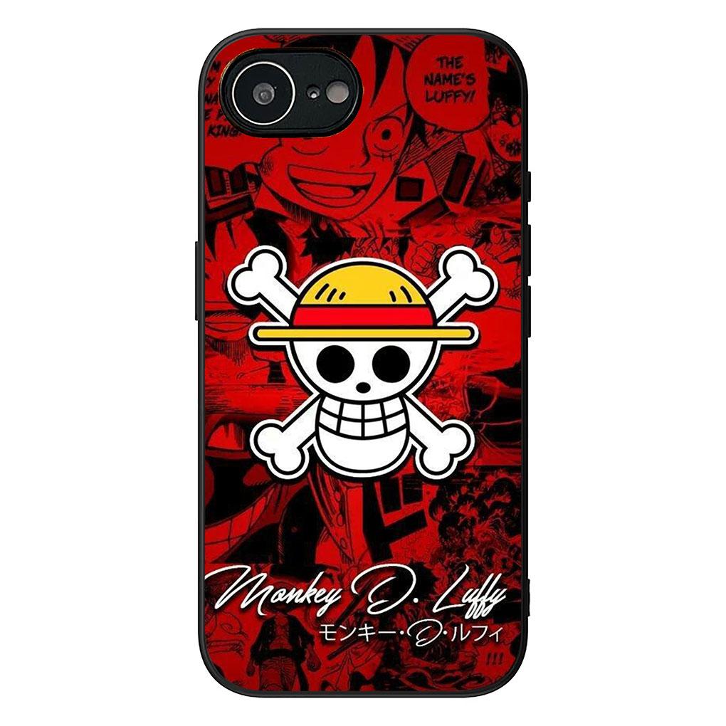 Phone Cover for Apple iPhone 13 12 Mini XS 11 Pro Max 7 8 Plus XR SE 2022 2020 SE3 Casing Case Shanks Red Hair One Luffy Pieces