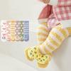 Baby Long Stockings Warm Socks for Winter Soft Fleece Stylish Cartoon Pattern Over the Knee Socks for Cold Day