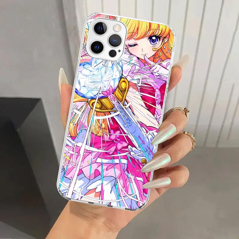 Чехол для телефона Pretty Cure для iPhone 17 Air 16 15 Plus 14 13 Mini 12 11 Pro Max 16E 7 8 SE 2020 Мягкий чехол с принтом 17 Air