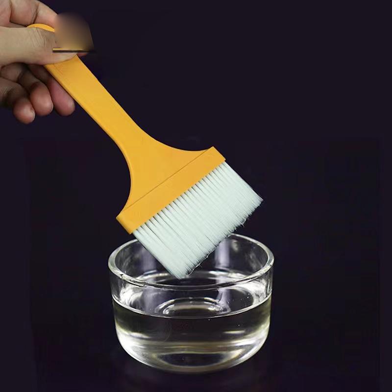 3Pcs Barbecue Brush Split Type Cake Baking Pastry Cooking Oil Brushes High Temperature Resistant Plastic Handle Bbq Kitchen Tool