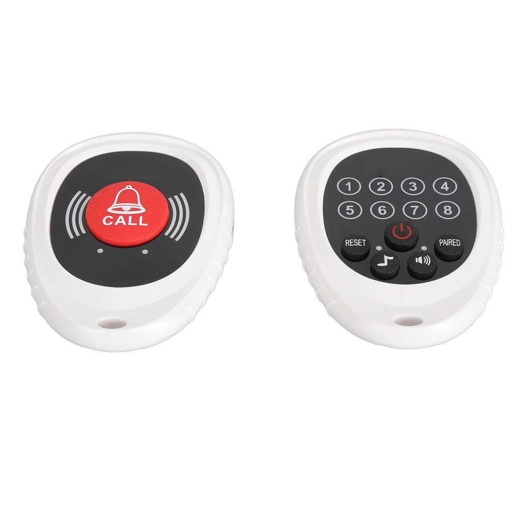 Wireless Caregiver Pager Call Button Professional Re able 3280.8ft Range Nurse Call System for Elderly Patient Monitoring SOS Alarm System