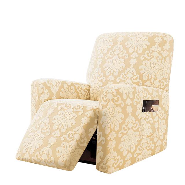 Чехол для кресла-реклайнера из жаккарда с карманом для гостиной, чехол для кресла-реклайнера, чехол для дивана-реклайнера