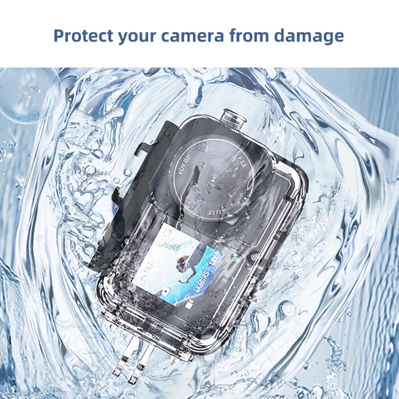 Waterproof Diving Case Protective Case Stable Waterproof Housing Horizontal Vertical Mount Case Suitable for action5