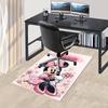Office Carpet, Desk Mat, Gift for Home Decor, Minnie Mouse Floral Rug, Cute Cartoon Floor Covering, Soft and Warm Mat for Room, Deco